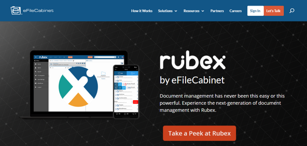 Rubex: Online document management solution