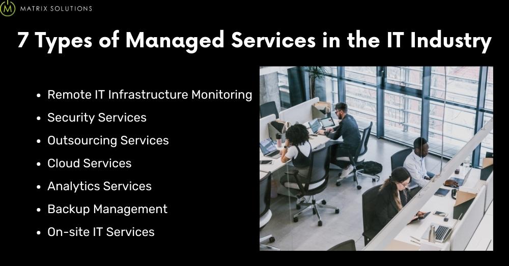 Matrix Solutions Australia 7 Types of Managed Services in IT Industry