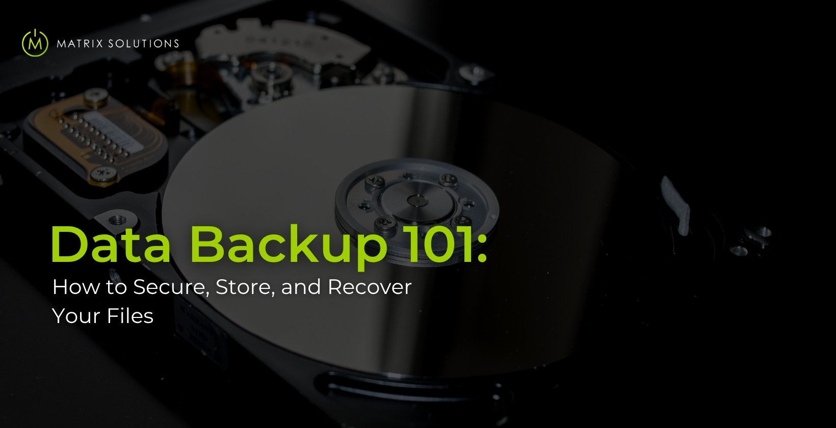 Data Backup - Matrix Solutions