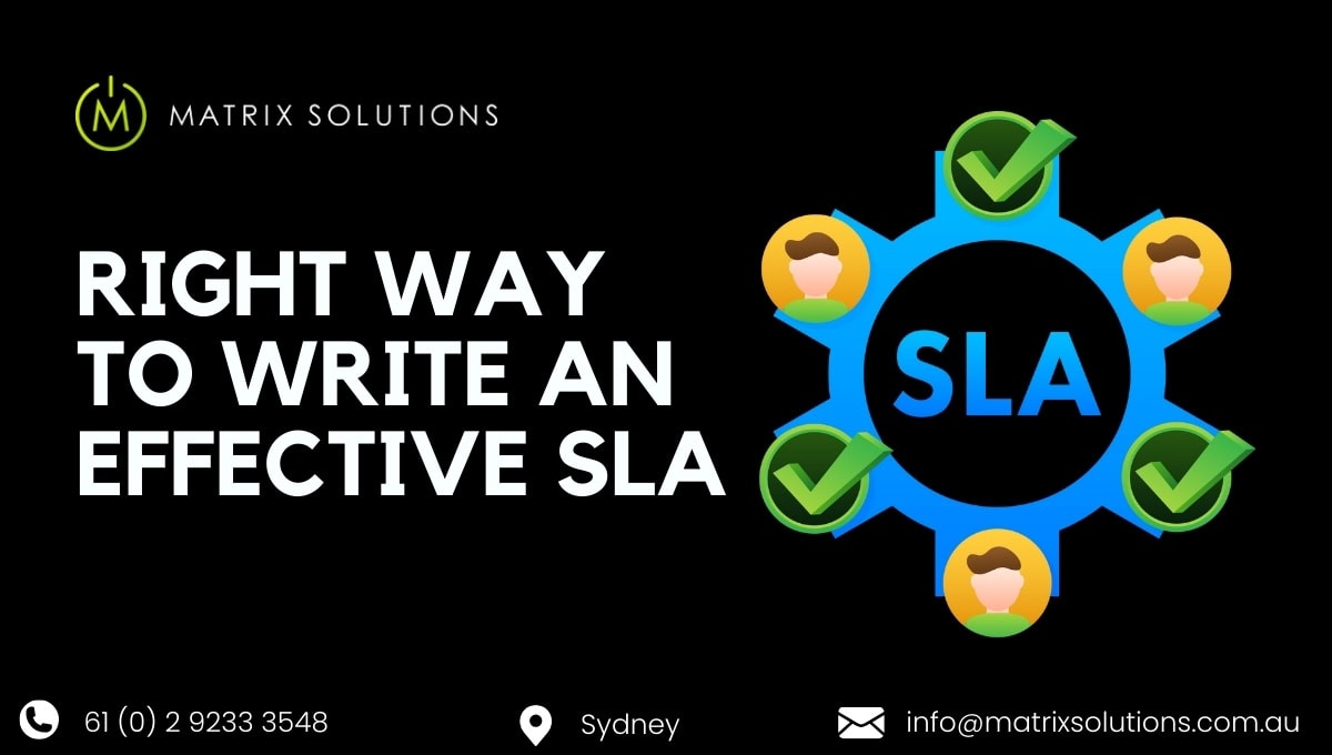 effective way to write an SLA
