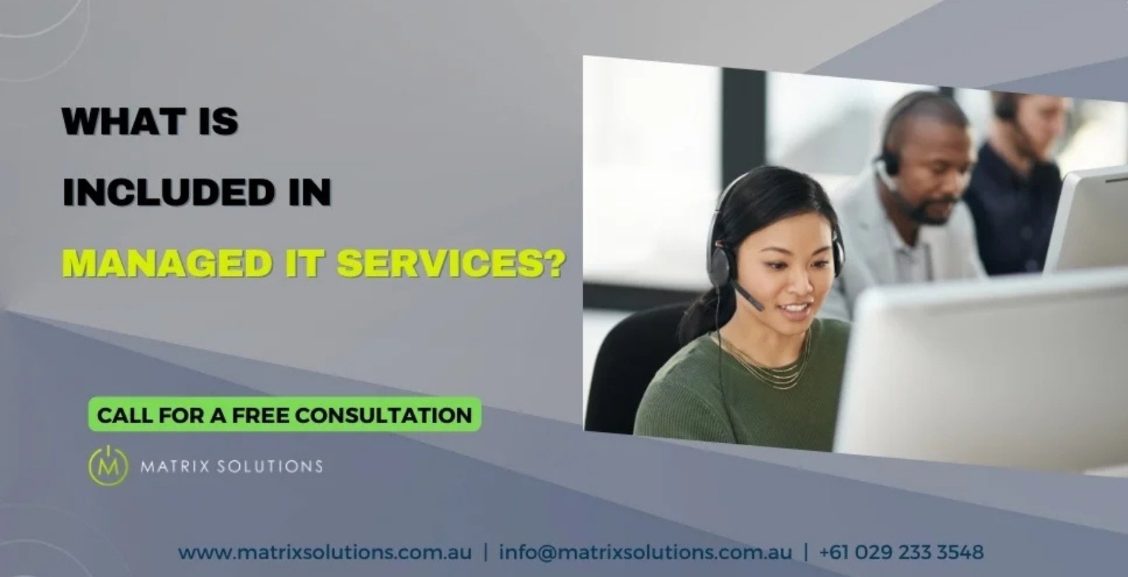 what is included in managed IT services - Matrix Solutions