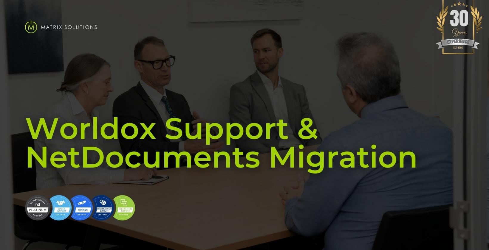 Worldox Support & NetDocuments Migration | Platinum Partner
